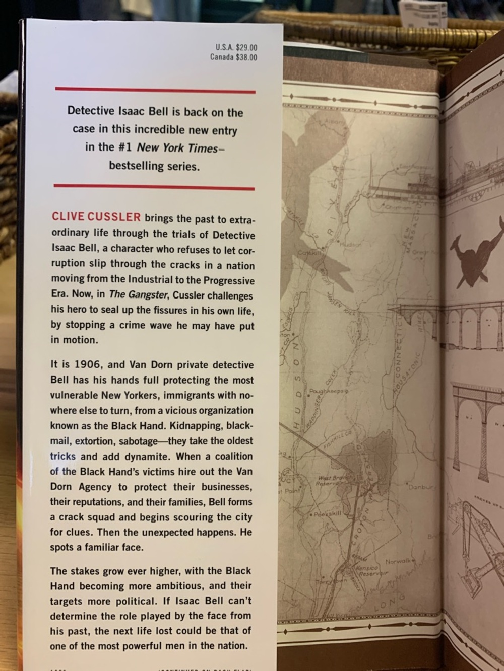 The Gangster by Clive Cussler & Justin Scott. Hardcover - Picture 3 of 5